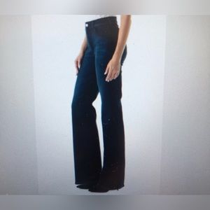 FIDELITY FAITH LOVE DEVOTION BOOT CUT DARK WASH JEANS